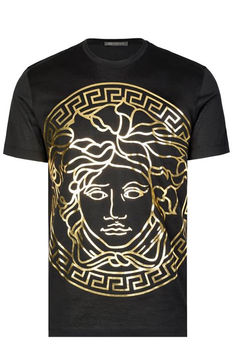 versace collection medusa head t shirt|versace crystal medusa t shirt.